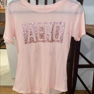 pink Aeropostale shirt